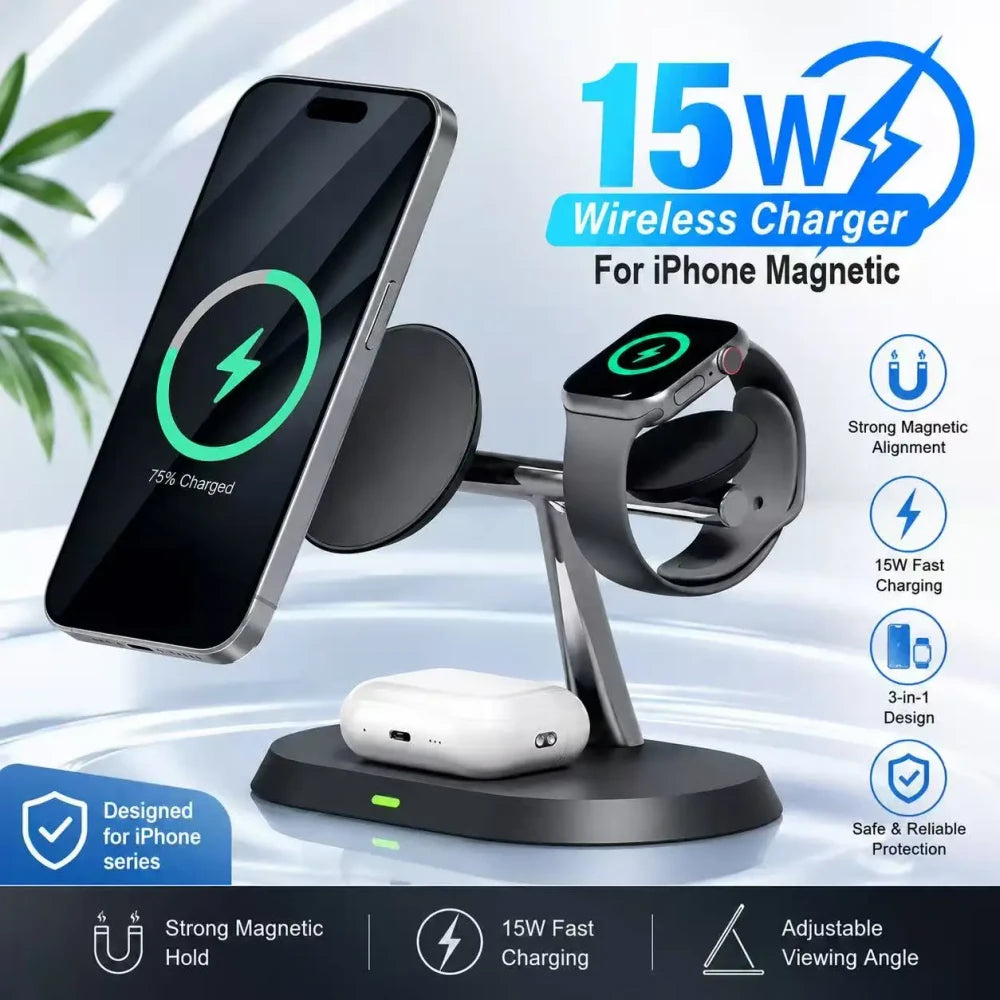 3-in-1 Magnetic Charging Stand